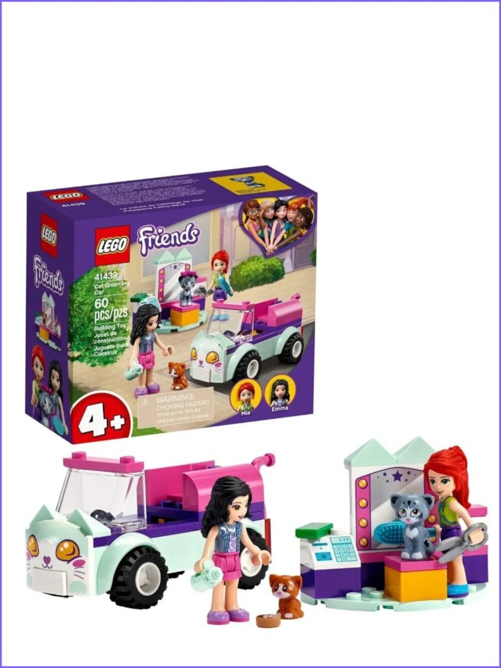 Lego Friends Cat Grooming Car 41439 New In Box